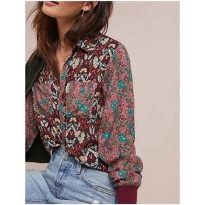 Anthropologie Tiny Button Up Shirt
